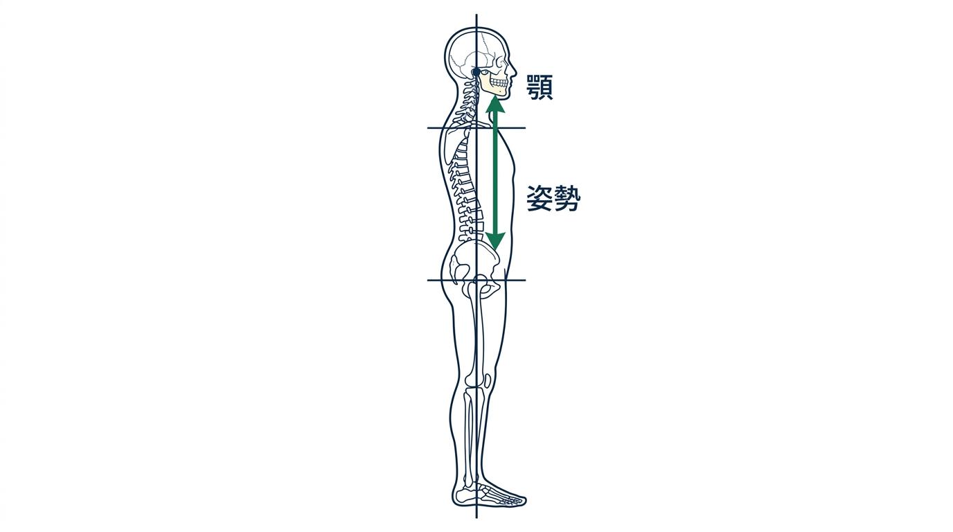 顎関節の安定が全身のバランスを司るの図解