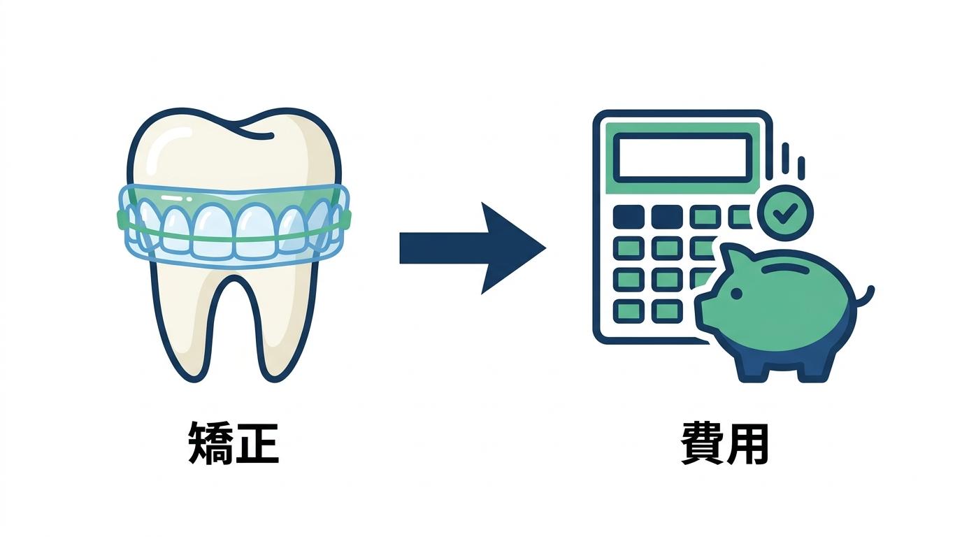 大人が歯科矯正を始めるメリットと、避けて通れない「費用」の現実の図解