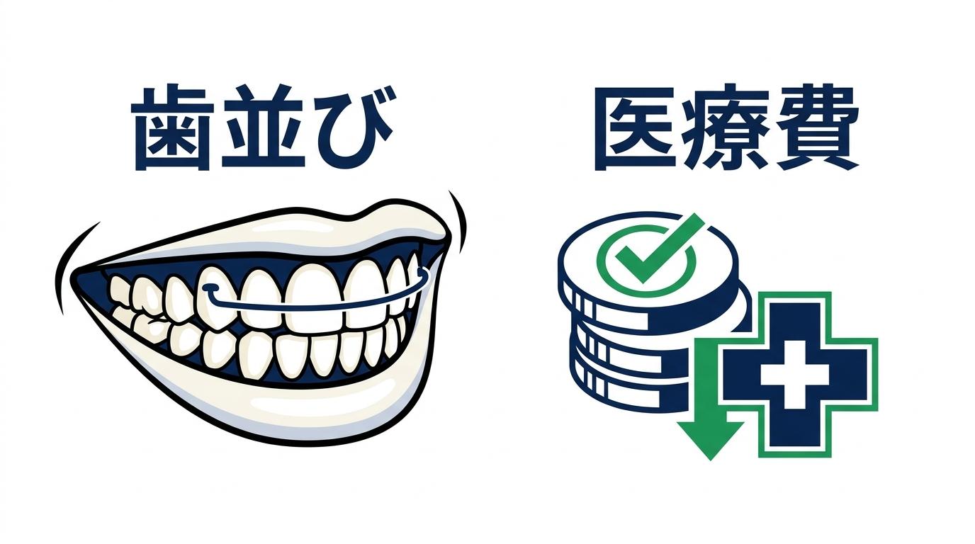 見た目の改善だけじゃない!大人の矯正がもたらす健康効果の図解